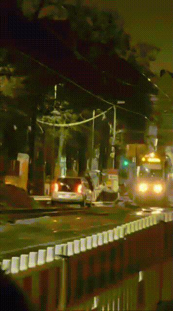 PKW im Gleis 12.02.2026